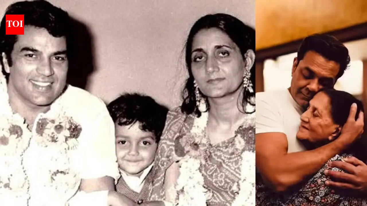 Bobby Deol dice que su madre Prakash Kaur no dejó que la fama y la gloria de Dharmendra la afectaran, ella fue simple: 'Una madre juega un papel importante en cómo son los niños' | Noticias de películas hindi