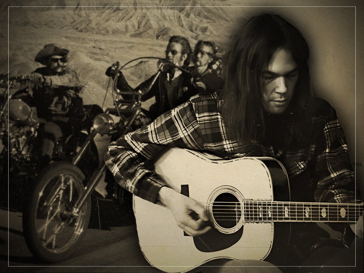 Cómo 'Easy Rider' inspiró el álbum de 1970 más pasado por alto de Neil Young