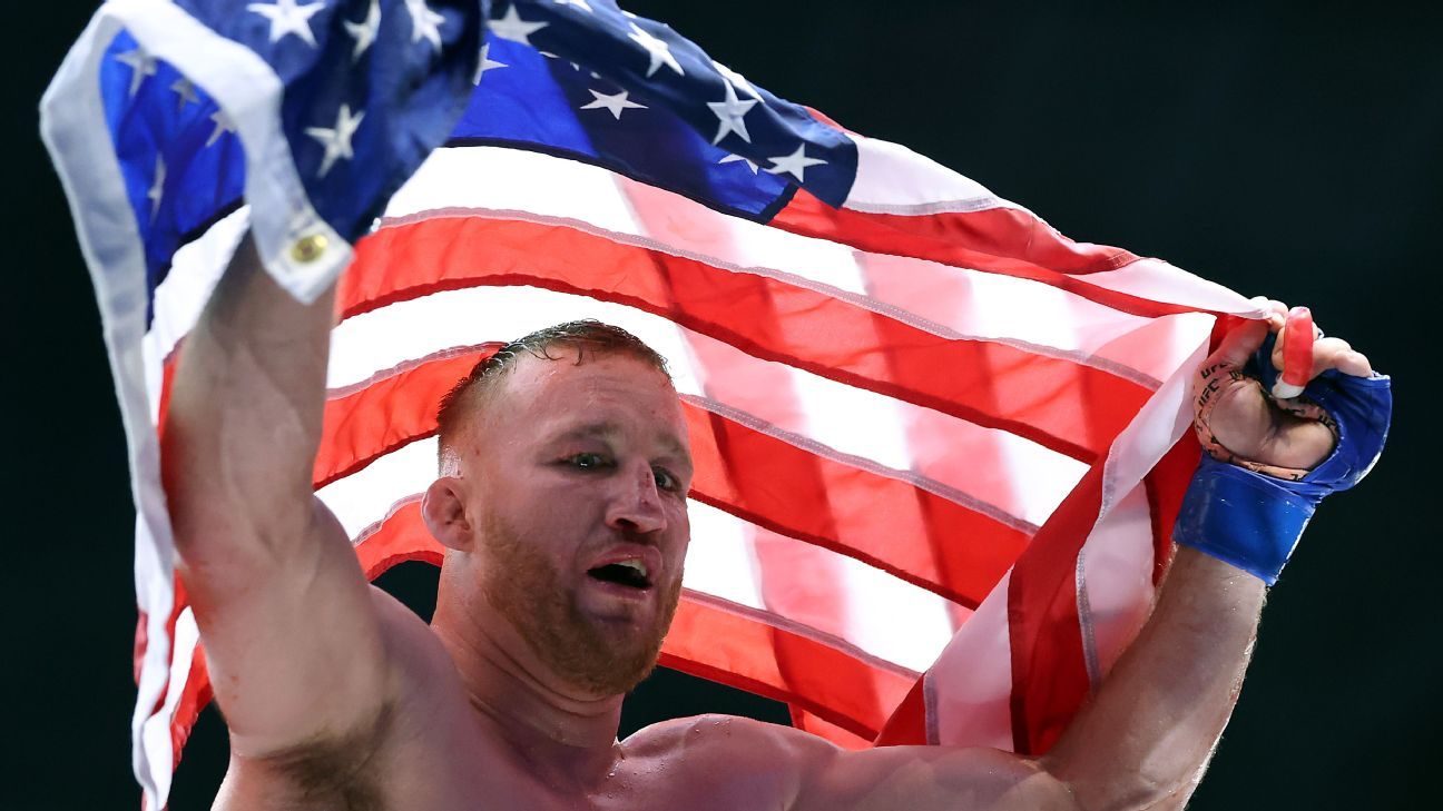 Gaethje supera las probabilidades y derriba a Topuria por el título de peso ligero de UFC