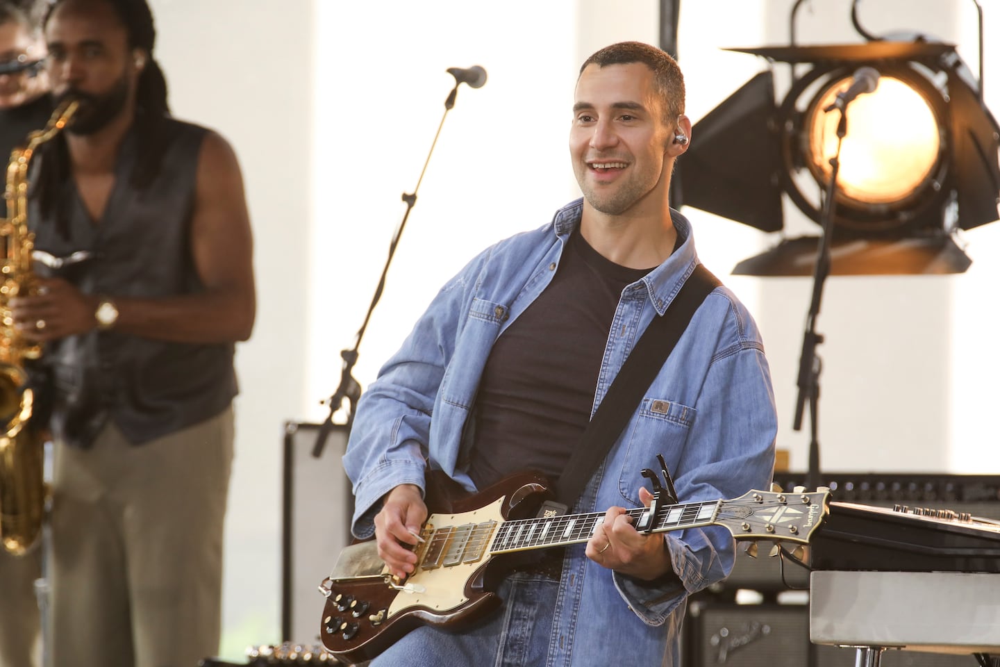 Jack Antonoff from the band Bleachers performed on NBC's "Today" show at Rockefeller Plaza on Friday, May 22, in New York.