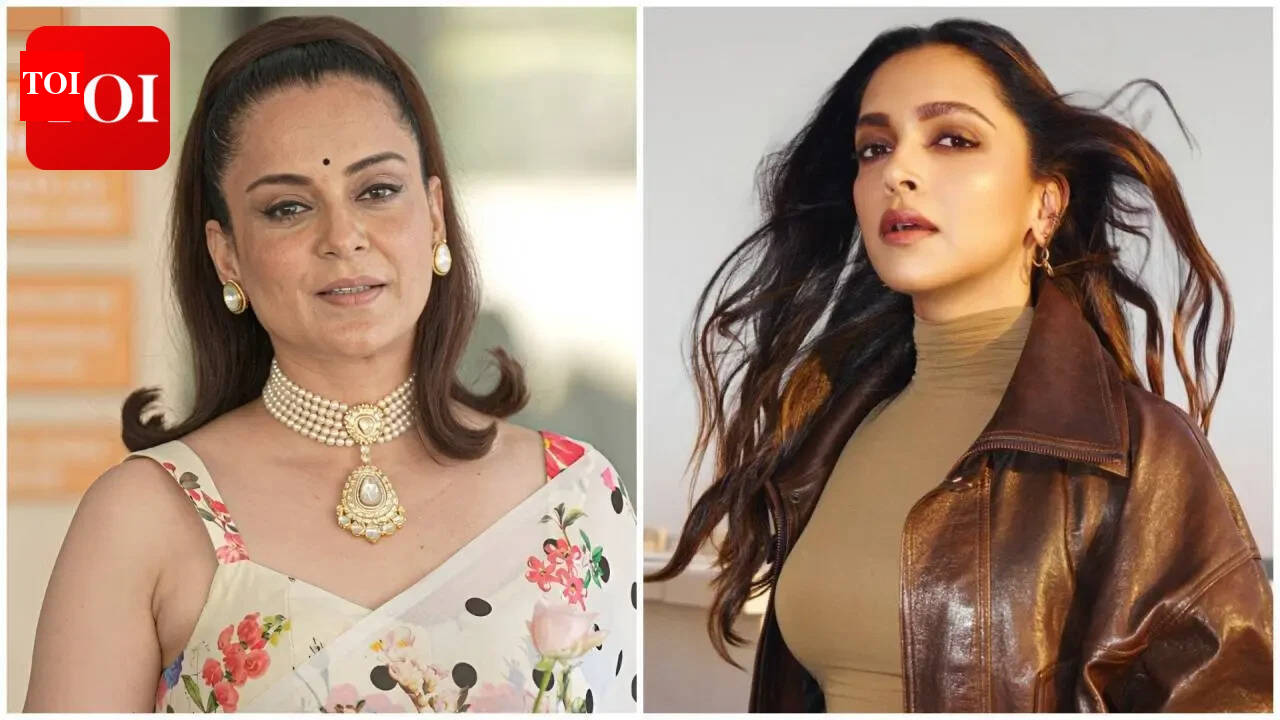 Kangana Ranaut le da un raro saludo a Deepika Padukone criticando la cultura de inseguridad de Bollywood: 'Demasiada negatividad' | Noticias de películas hindi