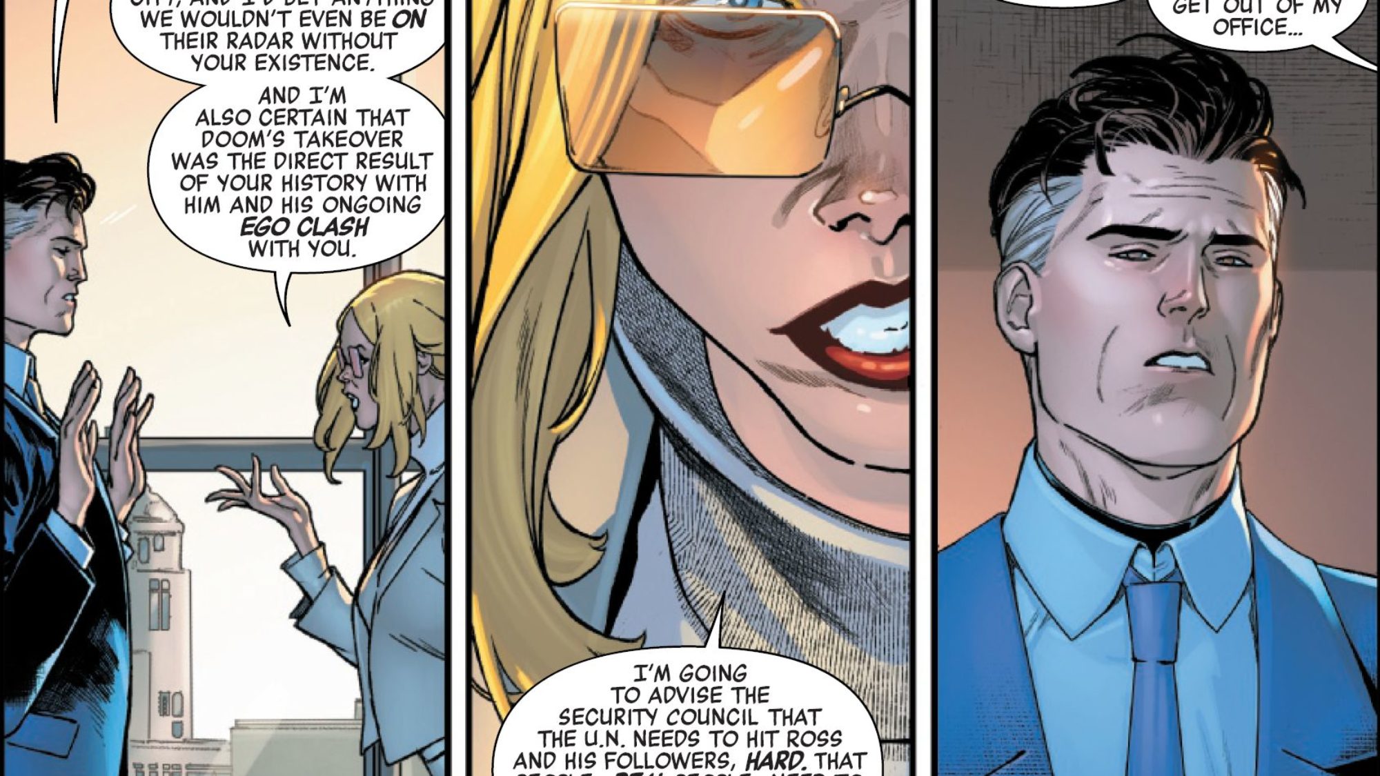 Las Naciones Unidas Vs Marvel Comics en Avengers: Armageddon (Spoilers)