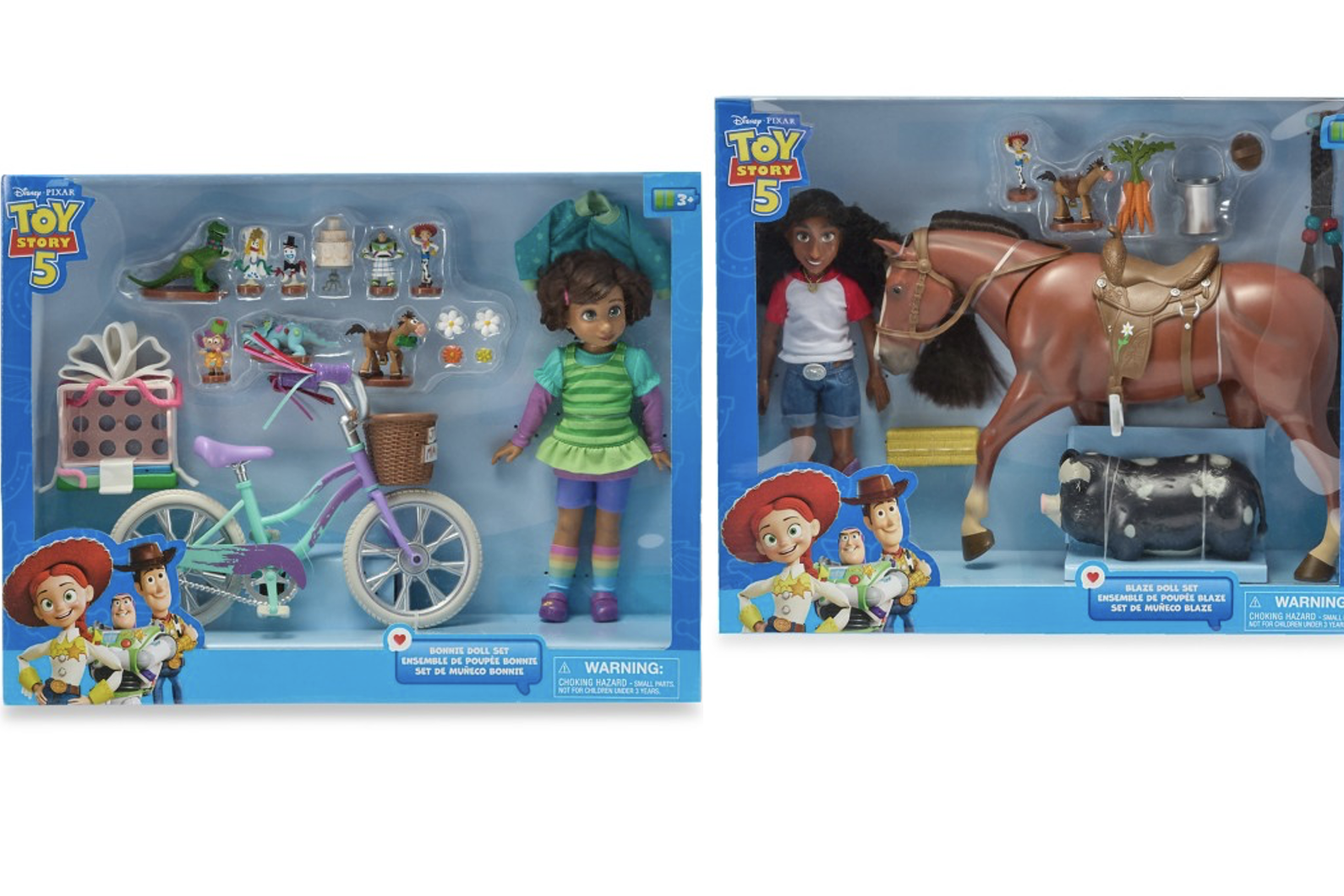Los sets de muñecas Bonnie y Blaze de 'Toy Story 5' debutan en Disney Store