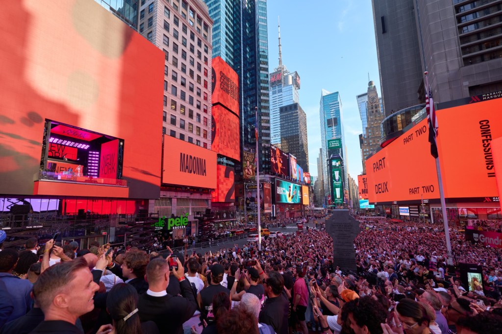 Madonna estrena el nuevo lugar secreto de Nueva York, The Square: mirada al interior