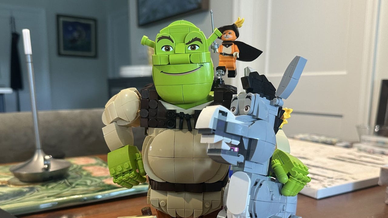 Revisión de LEGO Shrek, el burro y el gato con botas