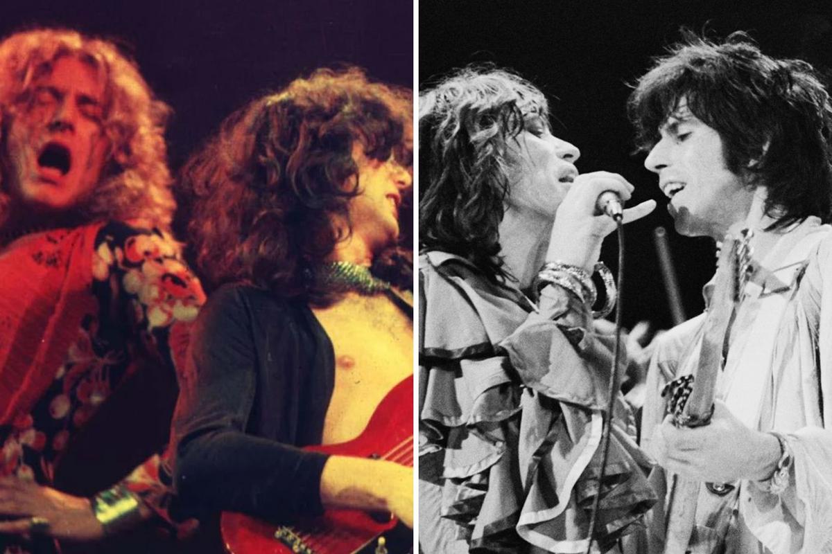 ¿Quiénes son los '4 grandes' de las bandas de rock de los 70?